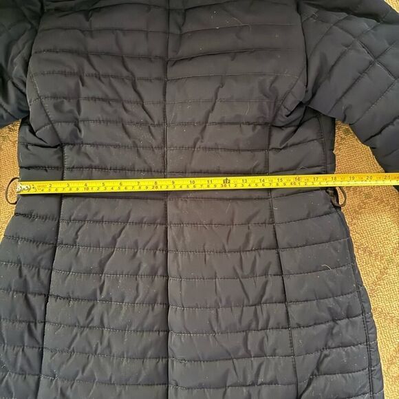 Gorski Navy Blue Apres Ski Parka with hood w fur trim US 10 - Picture 12 of 16